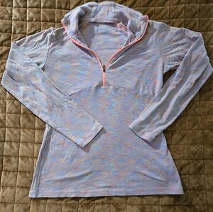 Columbia Omni-Wick Half Zip Hooded Pullover Pastel Space Dye | Women’s Medium
